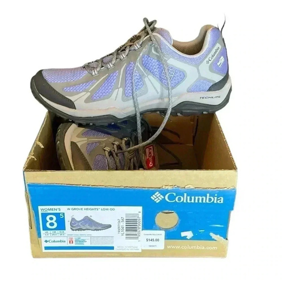 Columbia Women's Grove Heights Low Out Dry Trail  Shoe sz 8.5 - Picture 1 of 6